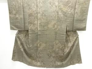 アンティーク　水車小屋模様男物長襦袢